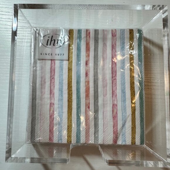 Other - Pastel Napkins in Acrylic Napkin Holder